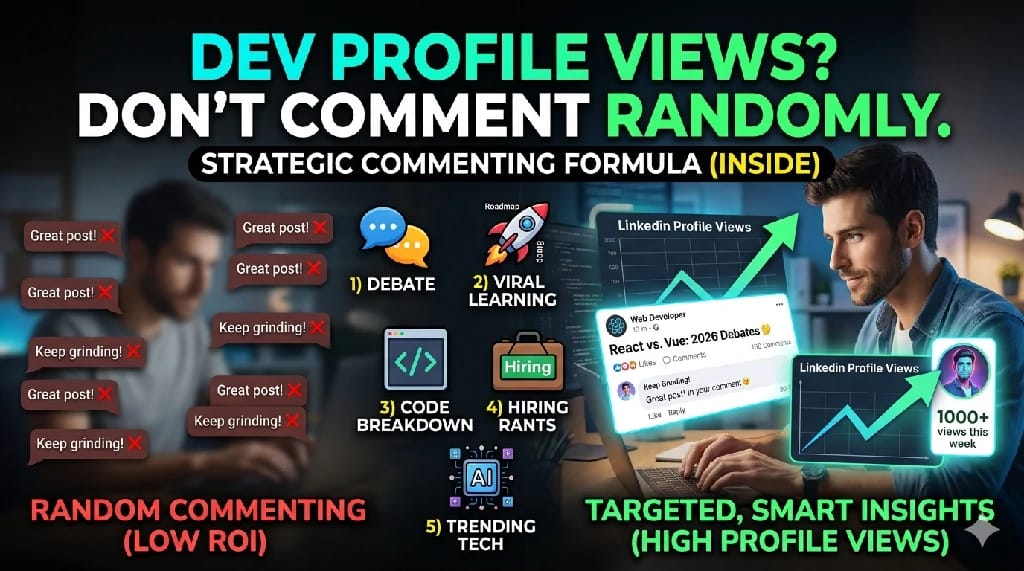 Which LinkedIn Posts Web Developers Should Target for Profile Views & Engagement
